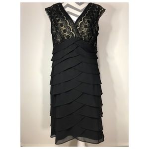 NWOT K. Jordan black lace dress
